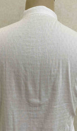 Load image into Gallery viewer, Men's Lucknowi Handcrafted Cotton Chikankari Kurta - HONC021627