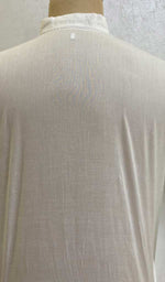Load image into Gallery viewer, Men's Lucknowi Handcrafted Cotton Chikankari Kurta - HONC054301