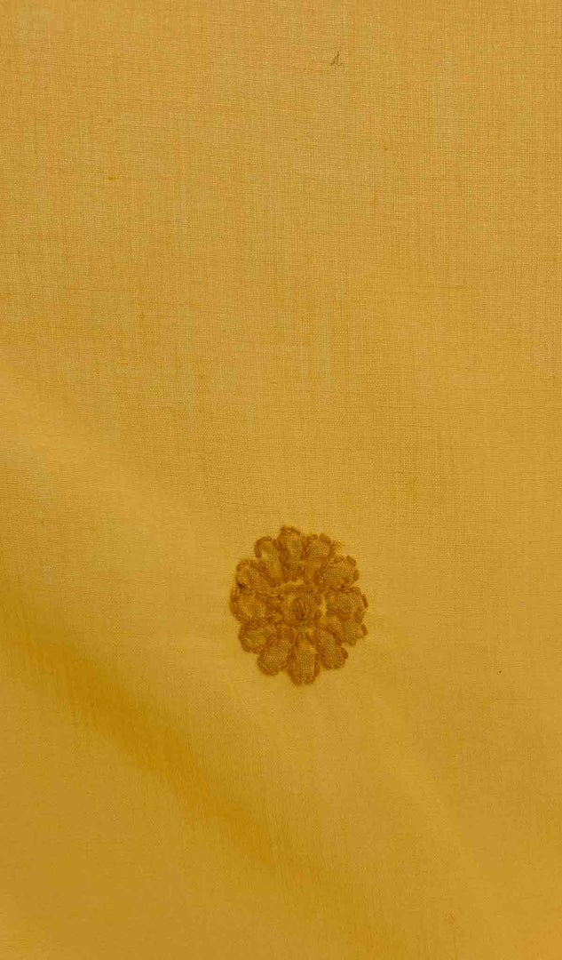 Lakhnavi Handcrafted Cotton Chikankari Table Cover - HONC041223