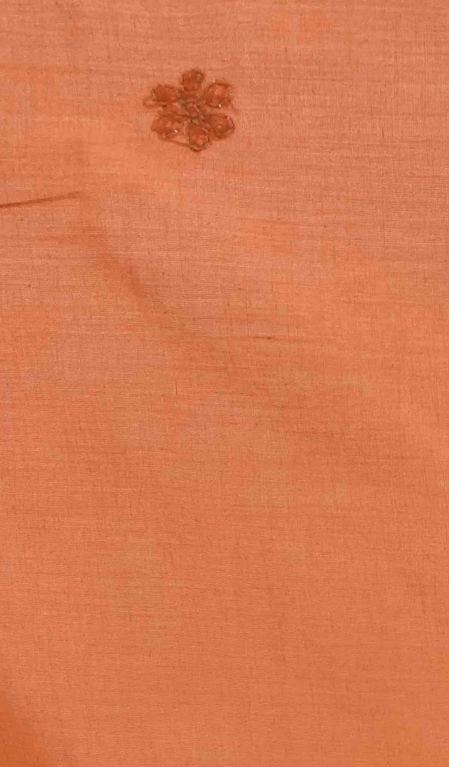 Lakhnavi Handcrafted Cotton Chikankari Table Cover - HONC041244