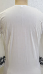 Load image into Gallery viewer, Women's Lucknowi Handcrafted Mul Cotton Chikankari Kurti - HONC097776