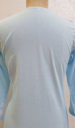 Load image into Gallery viewer, Women's Lucknowi Handcrafted Mul Cotton Chikankari Kurti - HONC097726