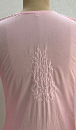 Load image into Gallery viewer, Women's Lucknowi Handcrafted Cotton Chikankari Kurti - HONC098102