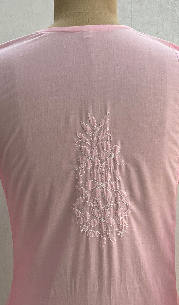 Women's Lucknowi Handcrafted Cotton Chikankari Kurti - HONC098102