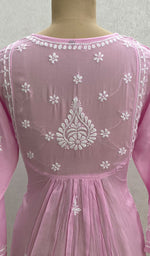 Load image into Gallery viewer, Women's Lucknowi Handcrafted Modal Cotton Chikankari Tunics - HONC098332