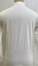 Load image into Gallery viewer, Men's Lucknowi Handcrafted Cotton Chikankari Kurta - HONC078934