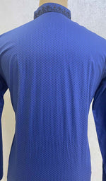 Load image into Gallery viewer, Men's Lucknowi Handcrafted Cotton Chikankari Kurta - HONC082749