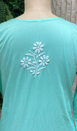 Load image into Gallery viewer, Mahek  Women's Lucknowi Handcrafted Cotton Chikankari Kurti - HONC0109579