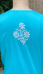 Load image into Gallery viewer, Women's Lucknowi Handcrafted Cotton Chikankari Kurti - HONC0109601