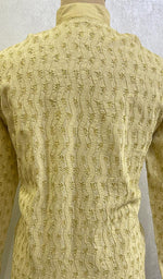 Load image into Gallery viewer, Men's Lucknowi Handcrafted Cotton Chikankari Kurta - HONC0123573
