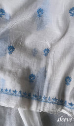 将图像加载到图库查看器中, Women's Lakhnavi Handcrafted Mul Chanderi Unstitched Kurta And Dupatta Set - HONC0273253