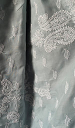 Load image into Gallery viewer, Fairoz Women's Lakhnavi Handcrafted Cotton Chikankari Saree - HONC0232514