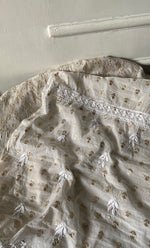 将图像加载到图库查看器中, Women's Lakhnavi Handcrafted Mul Chanderi Unstitched Kurta And Dupatta Set - HONC0341043