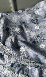 Load image into Gallery viewer, Women's Lakhnavi Handcrafted Cotton Chikankari Kurta And Kurta Dupatta Set - HONC0312695