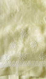 Load image into Gallery viewer, Women's Lakhnavi Handcrafted Cotton Chikankari Saree - HONC0188920