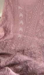 将图像加载到图库查看器中, Mira Women's Lakhnavi Handcrafted Mul Chanderi Unstitched Kurta And Dupatta Set - HONC0241679