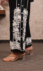 Load image into Gallery viewer, khayal Women's Lakhnavi Handcrafted Cotton Chikankari Kurti And Plazzo Set - HONC0323997