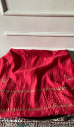 Load image into Gallery viewer, Women's Lakhnavi Handcrafted Mul Chanderi Unstitched Kurta And Dupatta Set- HONC0345264