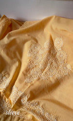 Load image into Gallery viewer, Women's Lakhnavi Handcrafted Unstitched Cotton Chikankari Suit Material - HONC0275097