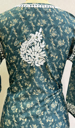 将图像加载到图库查看器中, Aisha Women's Lucknowi Handcrafted Muslin Chikankari Kurti - HONC0174574