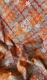 Load image into Gallery viewer, Alveena Women's Lakhnavi Handcrafted Cotton Chikankari Kurta And Kurta Dupatta Set - HONC0264804