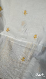 Load image into Gallery viewer, Women's Lakhnavi Handcrafted Mul Chanderi Unstitched Kurta And Dupatta Set - HONC020966