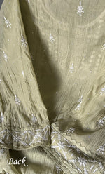 Load image into Gallery viewer, Women's Lakhnavi Handcrafted Mul Chanderi Semi - Stitched Kurta And Dupatta Set - HONC0308148