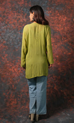 Load image into Gallery viewer, Women's Lucknowi Handcrafted Viscose Georgette Chikankari Top - HONC0327524