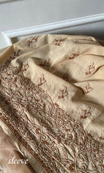 Load image into Gallery viewer, Women's Lakhnavi Handcrafted Unstitched Cotton Chikankari Suit Material - HONC0173411