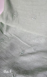 Load image into Gallery viewer, Women's Lakhnavi Handcrafted Mul Chanderi Unstitched Kurta And Dupatta Set - HONC0324501