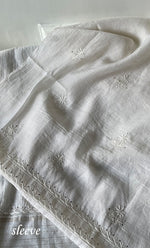 Load image into Gallery viewer, Women's Lakhnavi Handcrafted Mul Chanderi Unstitched Kurta And Dupatta Set - HONC0263960