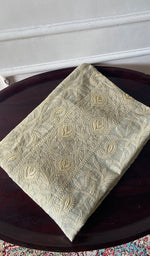 将图像加载到图库查看器中, Women's Lakhnavi Handcrafted Cotton Chikankari Unstitched Kurti Fabric - HONC0348846