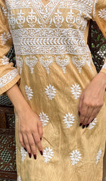 将图像加载到图库查看器中, Amal Women's Lakhnavi Handcrafted Cotton Chikankari Kurti - HONC0129861