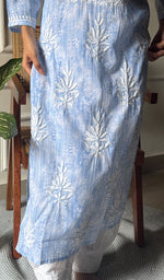 Load image into Gallery viewer, Meerab Women's Lucknowi Handcrafted Cotton Chikankari Kurti - HONC0289706