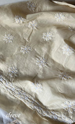 将图像加载到图库查看器中, Women's Lakhnavi Handcrafted Unstitched Cotton Chikankari Suit Material - HONC0333968