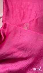 Load image into Gallery viewer, Women's Lakhnavi Handcrafted Chanderi Silk Unstitched Chikankari Full Suit - HONC035260