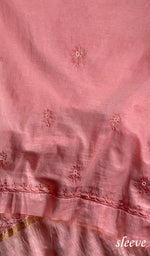将图像加载到图库查看器中, Yasmin Women's Lakhnavi Handcrafted Mul Chanderi Chikankari Full Suit Material - HONC0255320