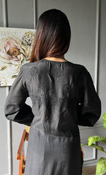 将图像加载到图库查看器中, Inaya Women's Lucknowi Handcrafted Muslin Chikankari Kurti - HONC0202210