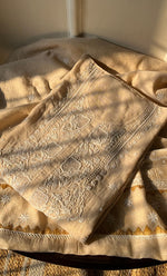 Load image into Gallery viewer, Women's Lakhnavi Handcrafted Tissue Chanderi Unstitched Kurta And Dupatta Set - HONC0299539