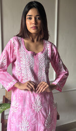 将图像加载到图库查看器中, Meerab Women's Lucknowi Handcrafted Cotton Chikankari Kurti - HONC0289710