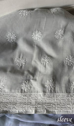 Load image into Gallery viewer, Women's Lakhnavi Handcrafted Unstitched Cotton Chikankari Suit Material - HONC0348582