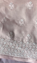 Load image into Gallery viewer, Alina Women's Lakhnavi Handcrafted Cotton Unstitched Chikankari Suit Material - HONC0274642