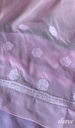 Load image into Gallery viewer, Women's Lakhnavi Handcrafted Cotton Chikankari Suit Material - HONC02744500