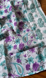 将图像加载到图库查看器中, Women's Lakhnavi Handcrafted Cotton Chikankari Kurti - N85539