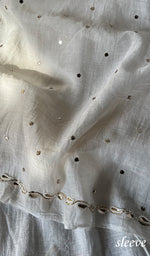 将图像加载到图库查看器中, Women's Lakhnavi Handcrafted Mul Chanderi Unstitched Kurta And Dupatta Set - HONC0295187