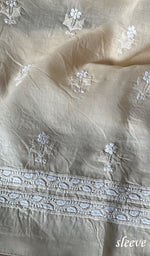 Load image into Gallery viewer, Alina Women's Lakhnavi Handcrafted Cotton Chikankari Suit Material - HONC0284908