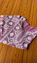 将图像加载到图库查看器中, Women's Lucknowi Handcrafted Modal Cotton Chikankari Kurti - HONC0301054