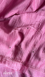 将图像加载到图库查看器中, Women's Lakhnavi Handcrafted Mul Chanderi Chikankari Full Suit Material - HONC0282292