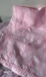 Load image into Gallery viewer, Women's Lakhnavi Handcrafted Unstitched Cotton Chikankari Suit Material - HONC0329388