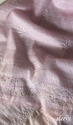 Load image into Gallery viewer, Women's Lakhnavi Handcrafted Mul Chanderi Unstitched Kurta And Dupatta Set - HONC0266978